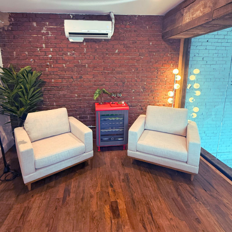 The Glasshouse podcast studio